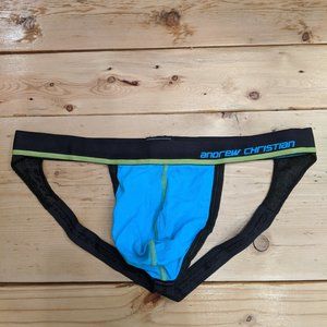 Andrew Christian - Show It Tech Blue Jock - Size L